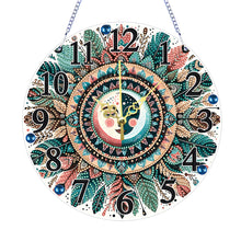 Charger l&#39;image dans la galerie, Animaux-Pendentif horloge en bois avec diamant
