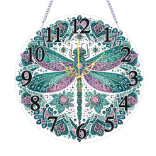 Charger l&#39;image dans la galerie, Animaux-Pendentif horloge en bois avec diamant
