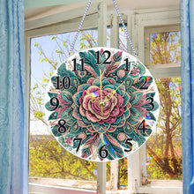 Charger l&#39;image dans la galerie, Animaux-Pendentif horloge en bois avec diamant
