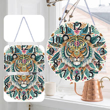 Charger l&#39;image dans la galerie, Animaux-Pendentif horloge en bois avec diamant
