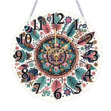 Charger l&#39;image dans la galerie, Animaux-Pendentif horloge en bois avec diamant
