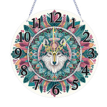 Charger l&#39;image dans la galerie, Animaux-Pendentif horloge en bois avec diamant

