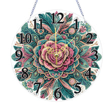 Charger l&#39;image dans la galerie, Animaux-Pendentif horloge en bois avec diamant
