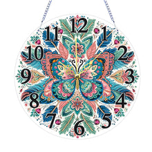 Charger l&#39;image dans la galerie, Animaux-Pendentif horloge en bois avec diamant
