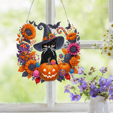 Charger l&#39;image dans la galerie, Halloween-Pendentif en acrylique avec diamant sur un seul côté

