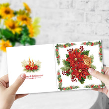 Charger l&#39;image dans la galerie, 6/12Pcs/Set Cartes de vœux de Noël en diamant
