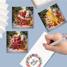Charger l&#39;image dans la galerie, 6/12Pcs/Set Cartes de vœux de Noël en diamant
