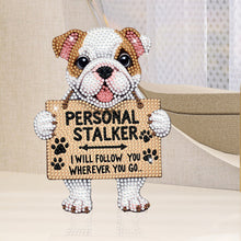 Charger l&#39;image dans la galerie, Ornement de bureau en acrylique à diamant pour chat  chien et perceuse à tête secouante
