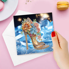 Charger l&#39;image dans la galerie, 6/8/12Pcs/Set Cartes de vœux de Noël à motif de diamants
