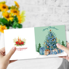 Charger l&#39;image dans la galerie, 6/8/12Pcs/Set Cartes de vœux de Noël à motif de diamants
