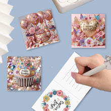 Charger l&#39;image dans la galerie, 6/8/12Pcs/Set Cartes de vœux de Noël à motif de diamants
