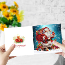 Charger l&#39;image dans la galerie, 6/8/12Pcs/Set Cartes de vœux de Noël à motif de diamants
