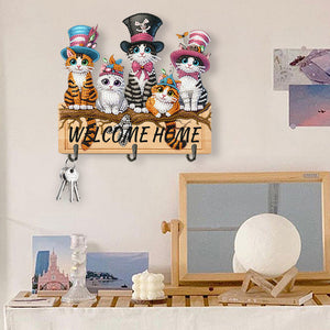 Crochets muraux d'artisanat d'art Animal-Diamond