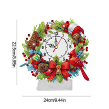 Charger l&#39;image dans la galerie, Pendentif horloge de Noël en acrylique avec diamant
