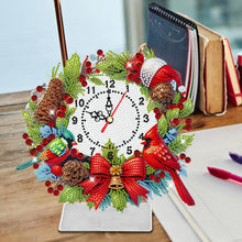 Charger l&#39;image dans la galerie, Pendentif horloge de Noël en acrylique avec diamant
