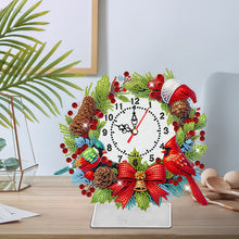 Charger l&#39;image dans la galerie, Pendentif horloge de Noël en acrylique avec diamant
