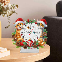 Charger l&#39;image dans la galerie, Pendentif horloge de Noël en acrylique avec diamant
