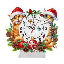 Charger l&#39;image dans la galerie, Pendentif horloge de Noël en acrylique avec diamant
