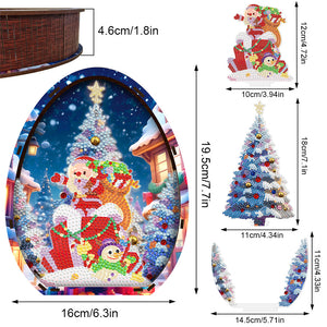 Noël-Ornements combinés tridimensionnels Ornements en bois