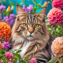 Charger l&#39;image dans la galerie, Lion- Round Diamond Painting-50x50cm
