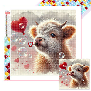 éléphants- Full Square Diamond Painting-40x40cm