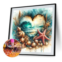 Charger l&#39;image dans la galerie, Étoile de mer-Full Round Diamond Painting-30x30cm
