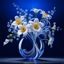 Charger l&#39;image dans la galerie, Rose lumineuse-Full Round Diamond Painting-30x30cm
