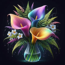 Charger l&#39;image dans la galerie, Rose lumineuse-Full Round Diamond Painting-30x30cm
