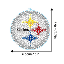 Charger l&#39;image dans la galerie, Insigne De L&#39;Équipe De Football Des Steelers De Pittsburgh Porte-Clés
