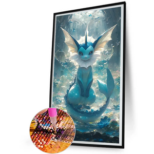 Pokemon Eevee -  Peinture au diamant - 30*55cm