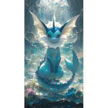 Charger l&#39;image dans la galerie, Pokemon Eevee -  Peinture au diamant - 30*55cm
