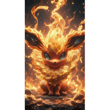 Charger l&#39;image dans la galerie, Pokemon Eevee -  Peinture au diamant - 30*55cm
