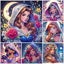 Charger l&#39;image dans la galerie, (Plusieurs styles) Princesse Disney Complet Diamond Painting 40*40
