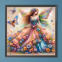 Charger l&#39;image dans la galerie, Fée papillon- Diamond Painting-40x40cm
