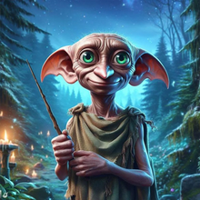 Charger l&#39;image dans la galerie, (Multi-Taille Rond / Carré) Harry Potter Dobby-Diamond painting

