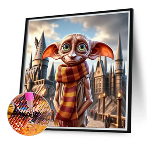 (Multi-Taille Rond / Carré) Harry Potter Dobby-Diamond painting