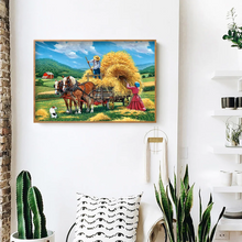 Charger l&#39;image dans la galerie, (Multi-Taille) Calèche - Complète Rond / Carré Peinture au Diamant
