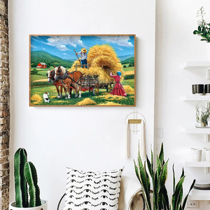 (Multi-Taille) Calèche - Complète Rond / Carré Peinture au Diamant