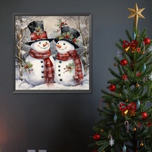 Charger l&#39;image dans la galerie, Noël bonhomme de neige - Full Drill Diamond Painting 40*40cm
