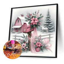 Charger l&#39;image dans la galerie, Boîte aux lettres rose-Full Round Diamond Painting-40x40cm
