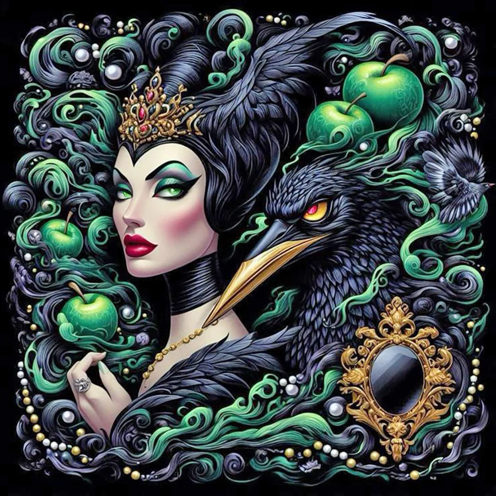 Maleficent-  Diamond Painting-40x40cm