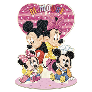 DIY Mickey Peinture au diamant Ornements