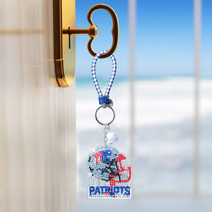 NFL-Double face Porte-clés diamant