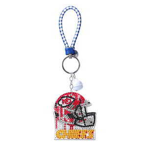NFL-Double face Porte-clés diamant