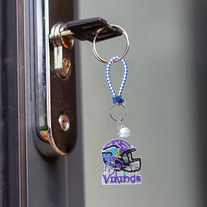 NFL-Double face Porte-clés diamant