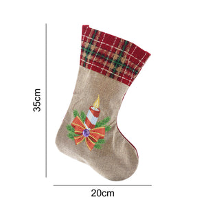 Chaussette de Noël peinture diamant
