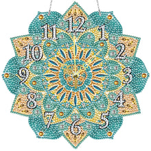 Charger l&#39;image dans la galerie, Horloge diamant en cristal mandala
