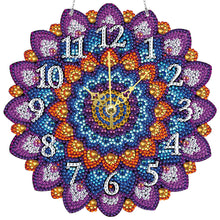 Charger l&#39;image dans la galerie, Horloge diamant en cristal mandala
