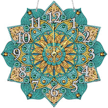 Charger l&#39;image dans la galerie, Horloge diamant en cristal mandala
