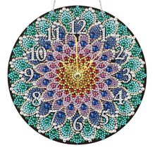 Charger l&#39;image dans la galerie, Horloge diamant en cristal mandala
